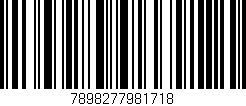 Código de barras (EAN, GTIN, SKU, ISBN): '7898277981718'