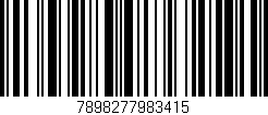Código de barras (EAN, GTIN, SKU, ISBN): '7898277983415'