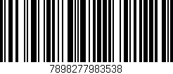 Código de barras (EAN, GTIN, SKU, ISBN): '7898277983538'
