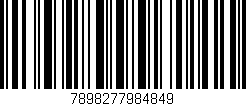 Código de barras (EAN, GTIN, SKU, ISBN): '7898277984849'