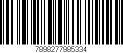 Código de barras (EAN, GTIN, SKU, ISBN): '7898277985334'