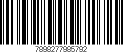 Código de barras (EAN, GTIN, SKU, ISBN): '7898277985792'