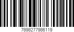 Código de barras (EAN, GTIN, SKU, ISBN): '7898277986119'