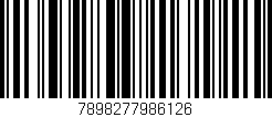 Código de barras (EAN, GTIN, SKU, ISBN): '7898277986126'