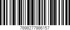 Código de barras (EAN, GTIN, SKU, ISBN): '7898277986157'