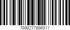 Código de barras (EAN, GTIN, SKU, ISBN): '7898277986911'