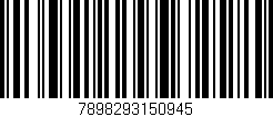 Código de barras (EAN, GTIN, SKU, ISBN): '7898293150945'