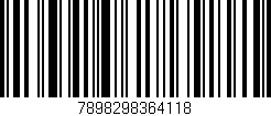 Código de barras (EAN, GTIN, SKU, ISBN): '7898298364118'
