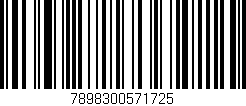 Código de barras (EAN, GTIN, SKU, ISBN): '7898300571725'