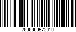 Código de barras (EAN, GTIN, SKU, ISBN): '7898300573910'