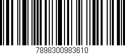 Código de barras (EAN, GTIN, SKU, ISBN): '7898300983610'