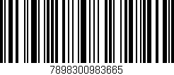 Código de barras (EAN, GTIN, SKU, ISBN): '7898300983665'