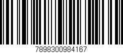 Código de barras (EAN, GTIN, SKU, ISBN): '7898300984167'