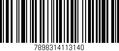 Código de barras (EAN, GTIN, SKU, ISBN): '7898314113140'