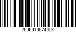 Código de barras (EAN, GTIN, SKU, ISBN): '7898318874306'