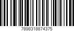 Código de barras (EAN, GTIN, SKU, ISBN): '7898318874375'