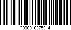 Código de barras (EAN, GTIN, SKU, ISBN): '7898318875914'