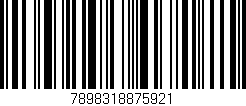 Código de barras (EAN, GTIN, SKU, ISBN): '7898318875921'