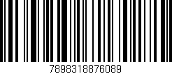 Código de barras (EAN, GTIN, SKU, ISBN): '7898318876089'