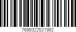 Código de barras (EAN, GTIN, SKU, ISBN): '7898322521982'