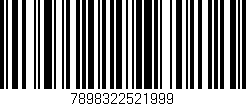 Código de barras (EAN, GTIN, SKU, ISBN): '7898322521999'