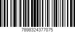 Código de barras (EAN, GTIN, SKU, ISBN): '7898324377075'