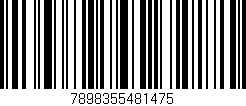 Código de barras (EAN, GTIN, SKU, ISBN): '7898355481475'