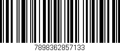 Código de barras (EAN, GTIN, SKU, ISBN): '7898362857133'