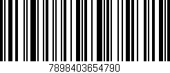 Código de barras (EAN, GTIN, SKU, ISBN): '7898403654790'