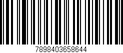 Código de barras (EAN, GTIN, SKU, ISBN): '7898403658644'
