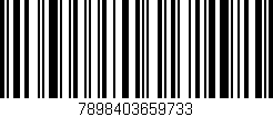 Código de barras (EAN, GTIN, SKU, ISBN): '7898403659733'