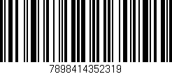 Código de barras (EAN, GTIN, SKU, ISBN): '7898414352319'