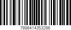 Código de barras (EAN, GTIN, SKU, ISBN): '7898414353286'
