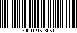 Código de barras (EAN, GTIN, SKU, ISBN): '7898421576951'