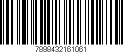 Código de barras (EAN, GTIN, SKU, ISBN): '7898432161061'