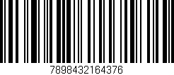 Código de barras (EAN, GTIN, SKU, ISBN): '7898432164376'