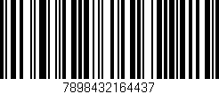 Código de barras (EAN, GTIN, SKU, ISBN): '7898432164437'