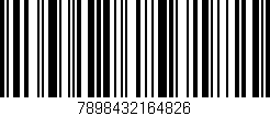 Código de barras (EAN, GTIN, SKU, ISBN): '7898432164826'