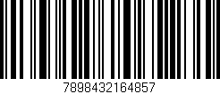 Código de barras (EAN, GTIN, SKU, ISBN): '7898432164857'
