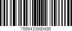 Código de barras (EAN, GTIN, SKU, ISBN): '7898433990486'
