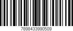 Código de barras (EAN, GTIN, SKU, ISBN): '7898433990509'