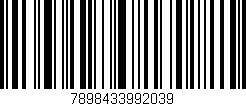 Código de barras (EAN, GTIN, SKU, ISBN): '7898433992039'