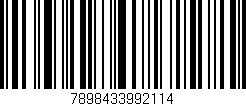 Código de barras (EAN, GTIN, SKU, ISBN): '7898433992114'