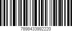 Código de barras (EAN, GTIN, SKU, ISBN): '7898433992220'