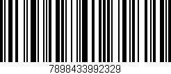 Código de barras (EAN, GTIN, SKU, ISBN): '7898433992329'