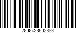 Código de barras (EAN, GTIN, SKU, ISBN): '7898433992398'