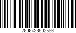 Código de barras (EAN, GTIN, SKU, ISBN): '7898433992596'