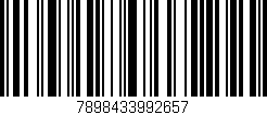 Código de barras (EAN, GTIN, SKU, ISBN): '7898433992657'