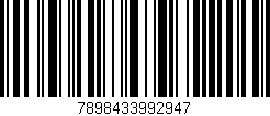 Código de barras (EAN, GTIN, SKU, ISBN): '7898433992947'