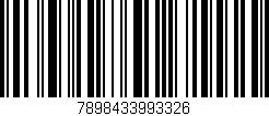 Código de barras (EAN, GTIN, SKU, ISBN): '7898433993326'